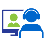 virtual learning icon